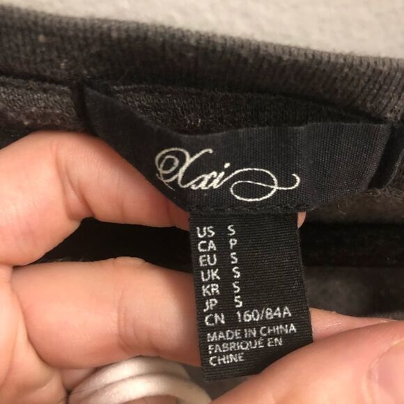 Forever 21 Grey Long Sleeve Sweater Shirt ~ Size S Small - Picture 5 of 7